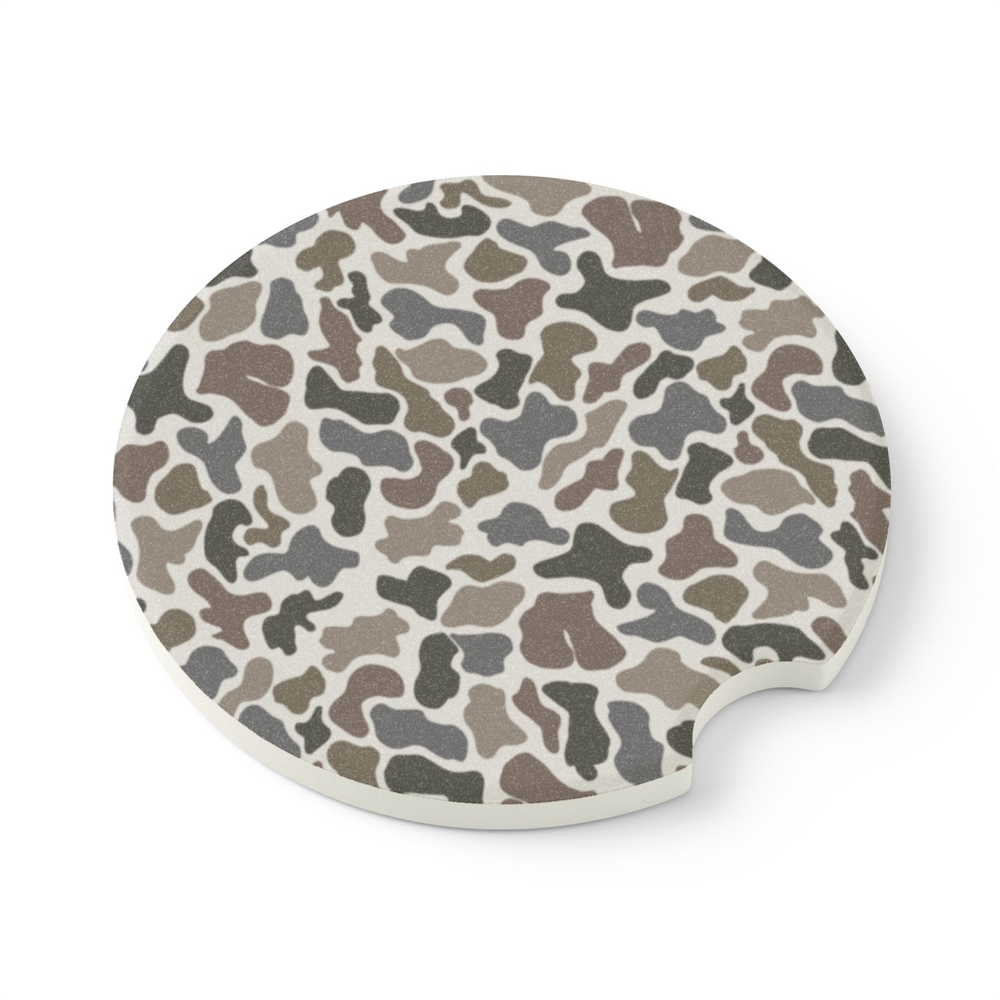 Duck Camo Car Coaster, Camouflage Design, Drink Holder Insert, Cup Holder Coaster, Custom Car Décor, Unique Vehicle Accessory