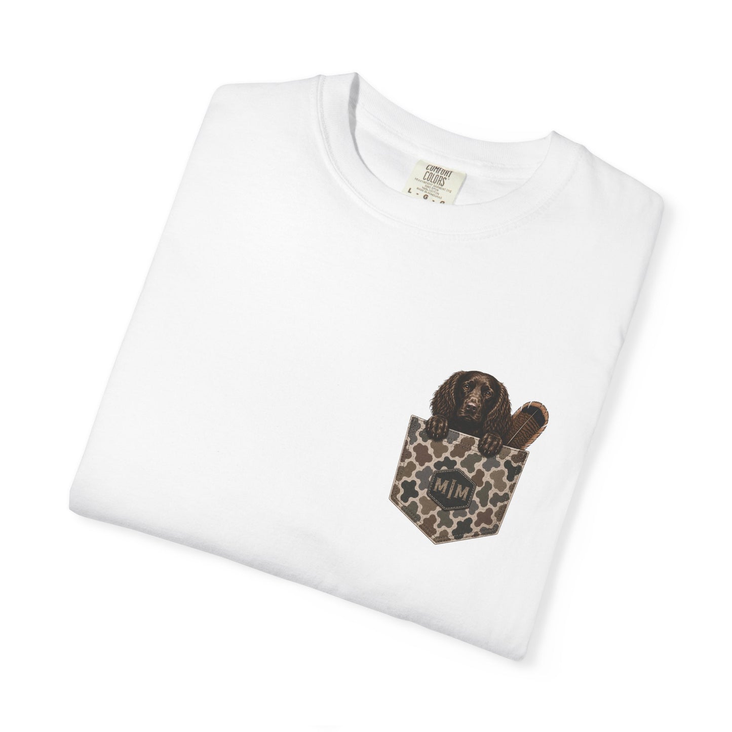 Turkey in Camouflage  Pocket T-Shirt | Hunting Turkey Graphic Tee