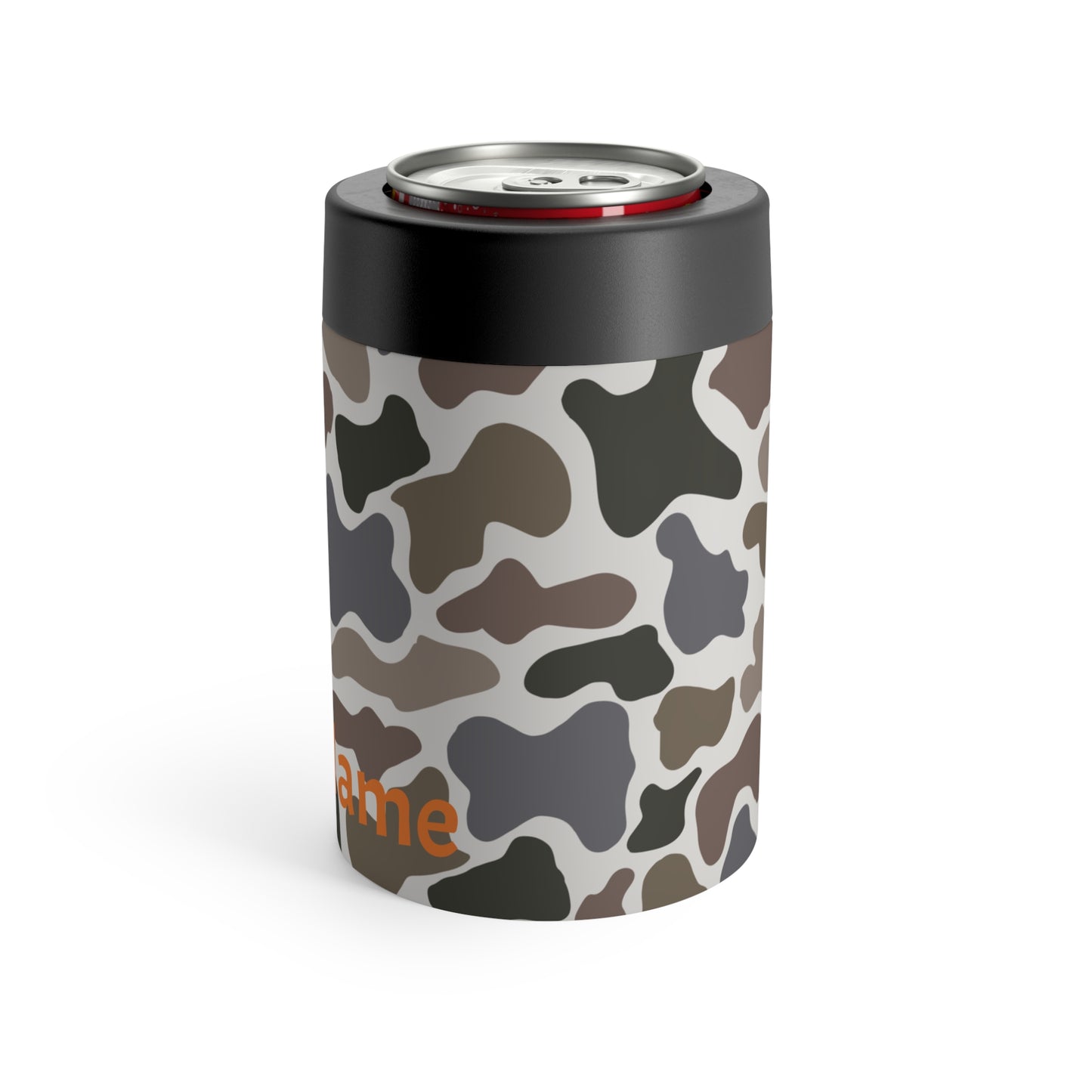Camo Can Holder | Personalized Can Cooler, Insulated Beverage Sleeve
