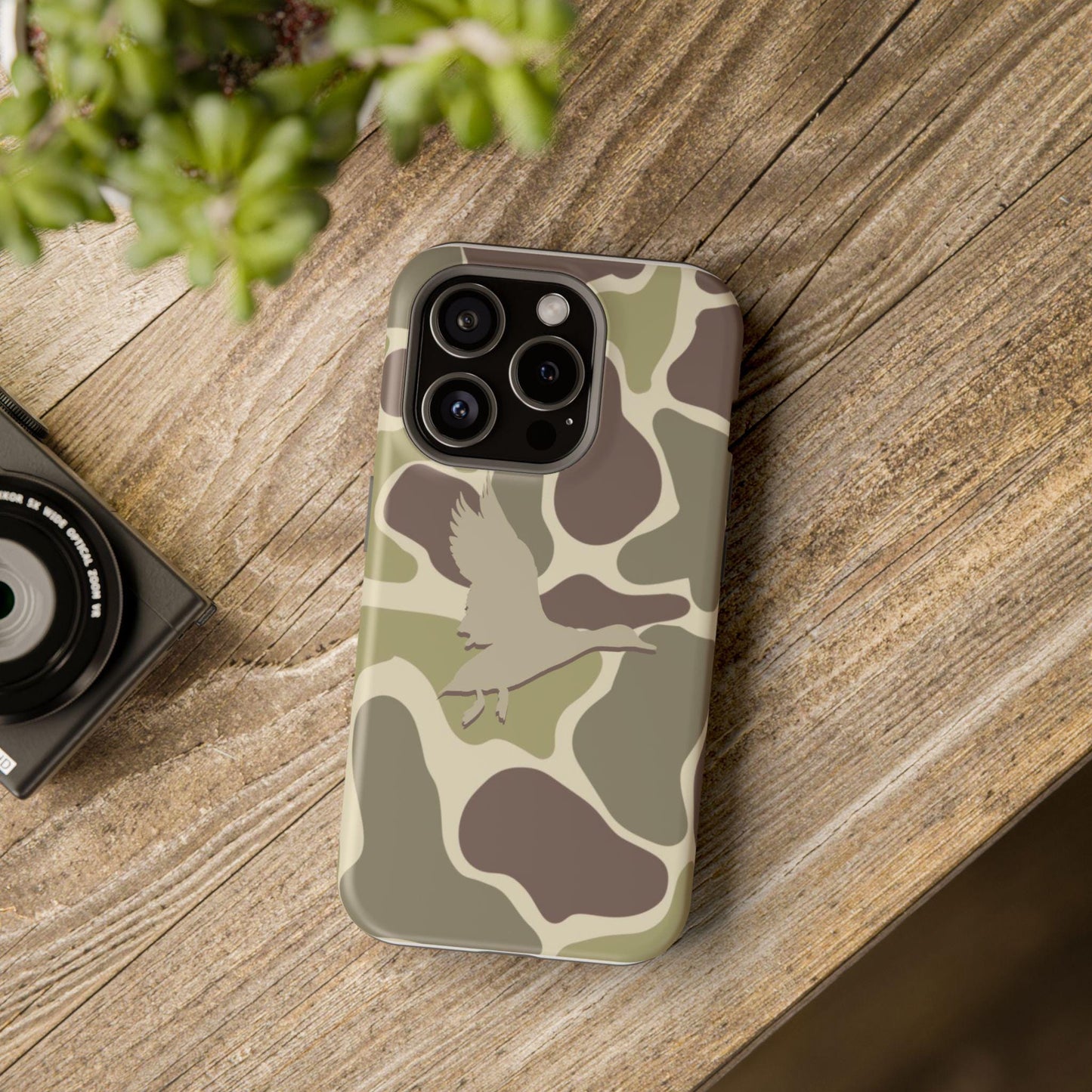 Duck Camo Magnetic Tough iPhone Case