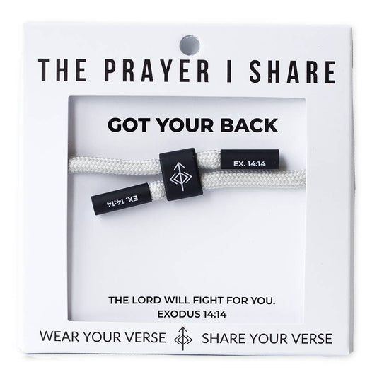GOT YOUR BACK Bracelet, Christian Cord Bracelet